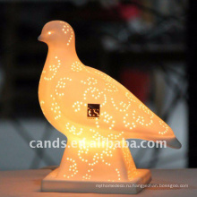 Милая форма Керамическая настольная лампа животных для декора